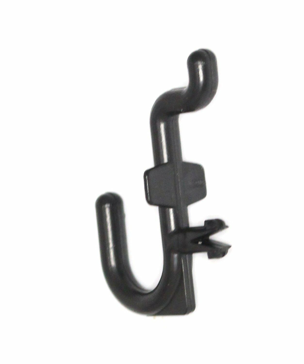 Plastic Black J Hook Peg Board Hook Tool Storage 100 Pack PEGBOARD NOT  INCLUDED